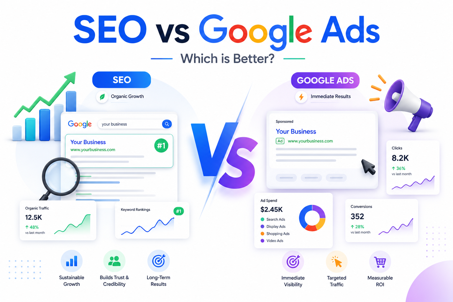 SEO vs Google Ads
